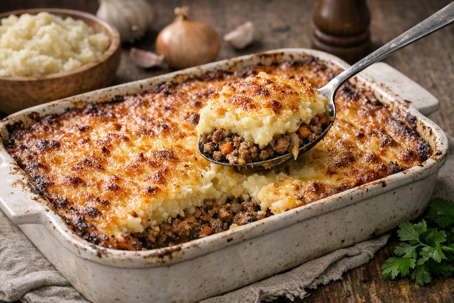 Hachis parmentier de grand-mère : recette complète et astuces pour un dessus bien gratiné